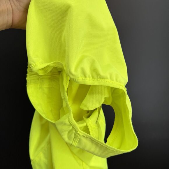 Lululemon Hotty Hot High Rise Size 6 Lined 4” Highlight Yellow Running Shorts - Picture 6 of 6